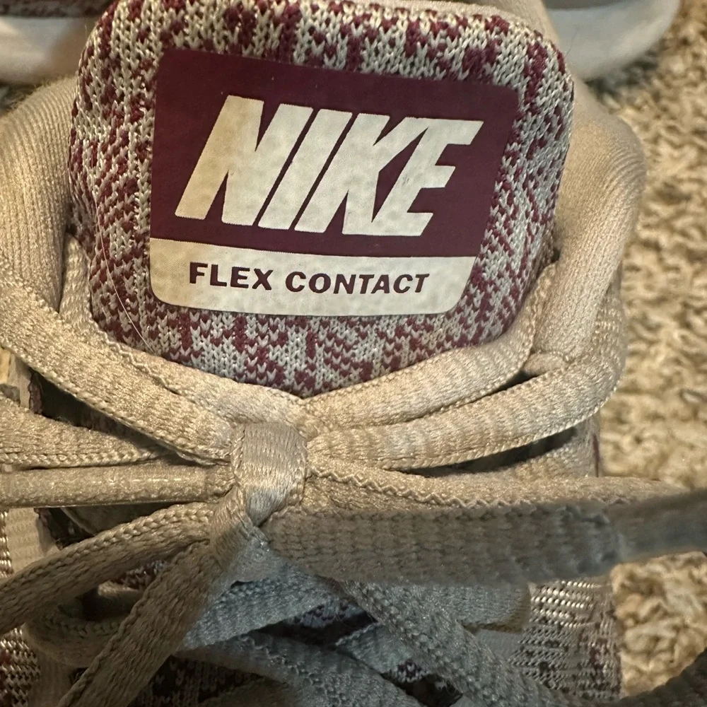 Nike Flex Contact Gray & Purple Running Sneakers Women Size 8